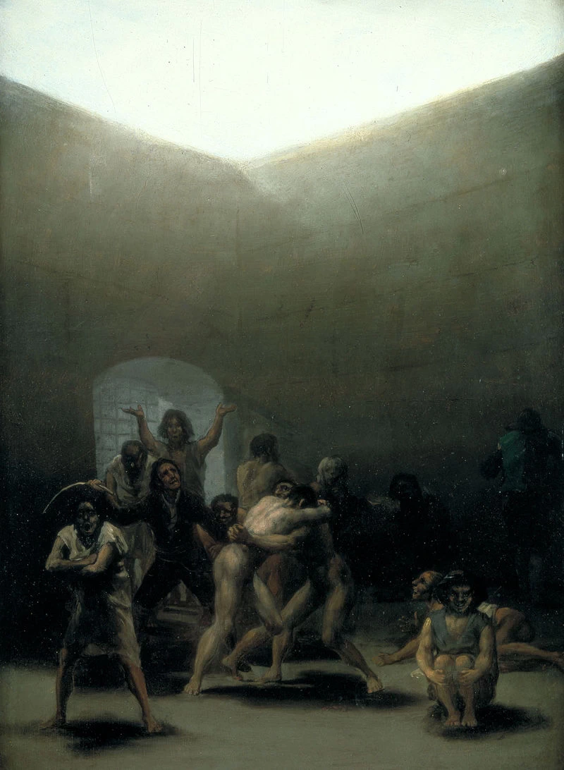 Francisco de Goya y Lucientes - Il cortile di un manicomio, Meadows Museum, Dallas